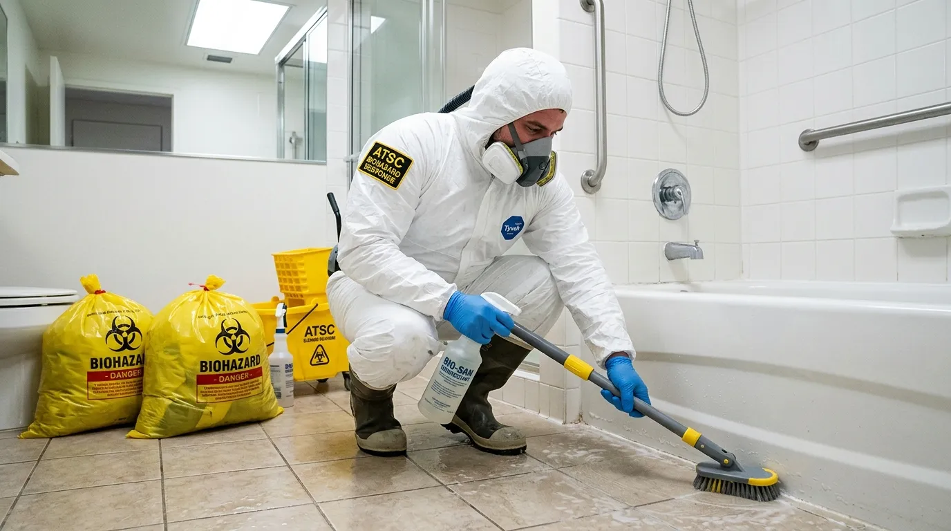 Decontamination equipment deployed for Blood Cleanup in Seymour